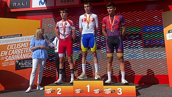 Darío Gimeno, subcampeón de España en categoría júnior