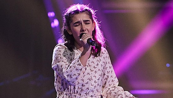 La santanderina Lucía Arias busca este sábado un nuevo pase en La Voz Kids