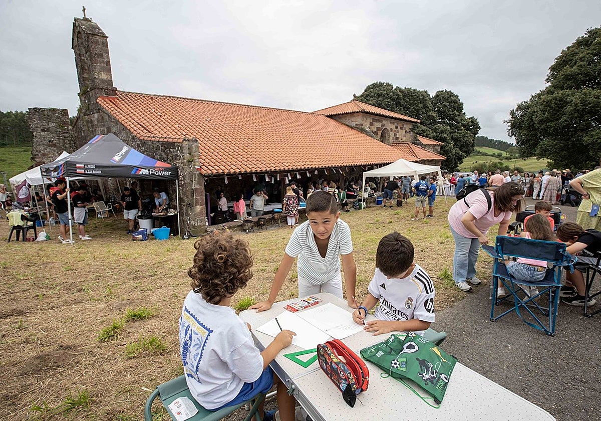 Una de las actividades de la celebración de San Pantaleón de Escobedo.