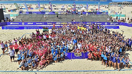 El campeonato nacional de balonmano playa deja en Laredo 5,65 millones de euros en cuatro días