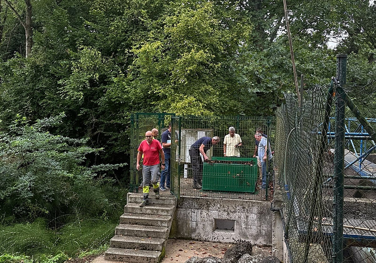 Inicio de las obras de bombeo en de Cóbreces.