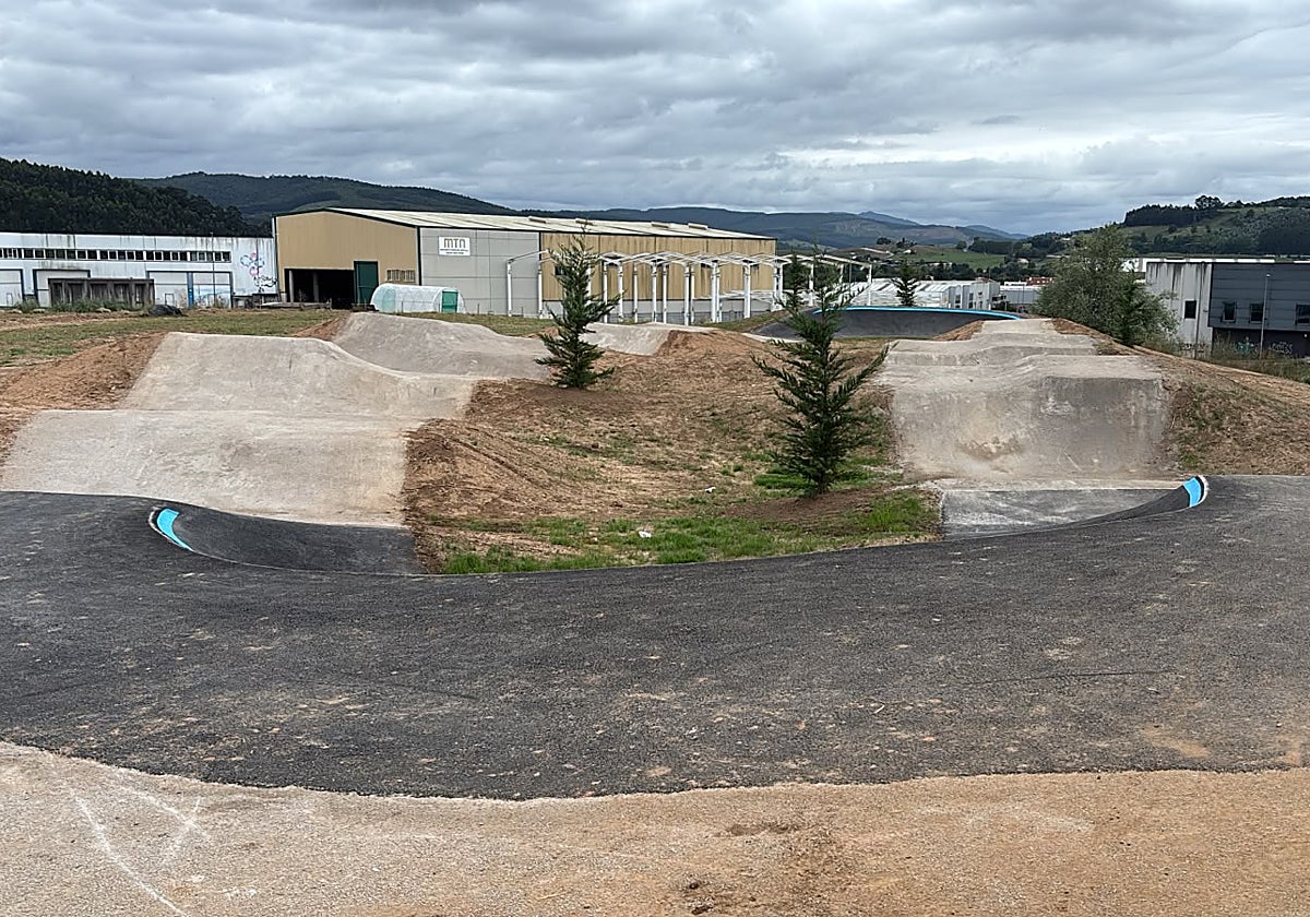 El bikepark de Parbayón, una propuesta parecida a la que se anunció en el Pleno.