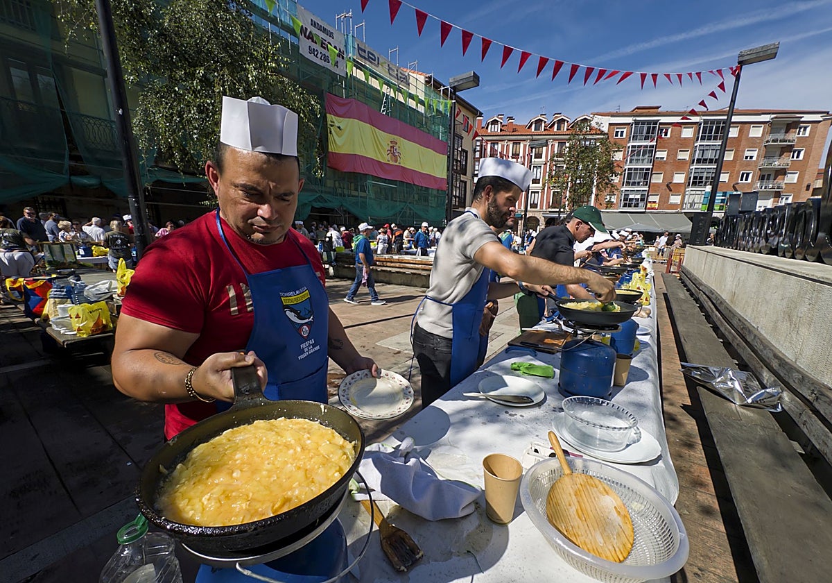 La tortilla más rica de las fiestas de Torrelavega