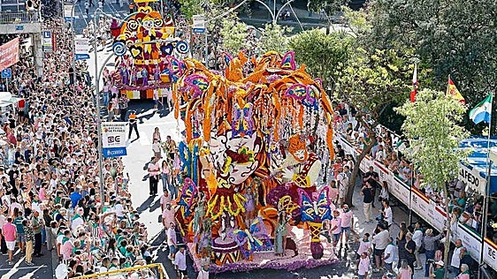 Las mejores imágenes de la Batalla de Flores