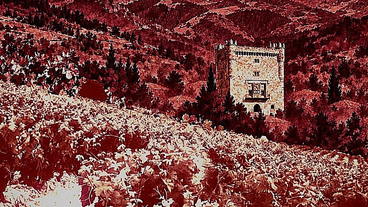 Pintar con vino la vendimia lebaniega