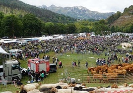 Feria ganadera de San Miguel en la pasada edición.