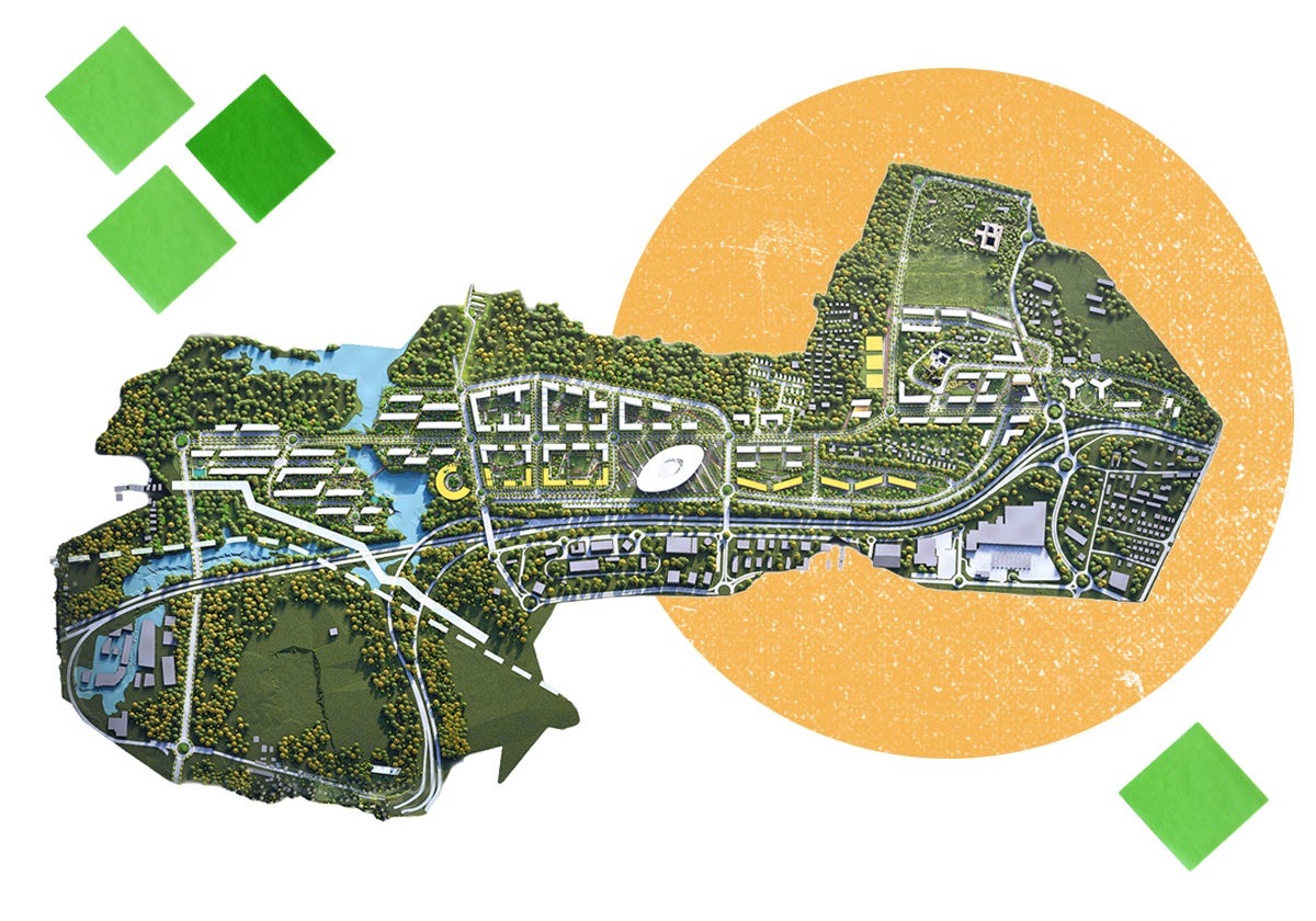 El esqueleto de 'Bosques de Santander'