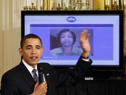 Obama agradece el apoyo de los latinos hablando en Español