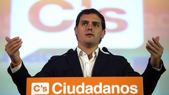 El presidente de Ciudadanos, Albert Rivera. 