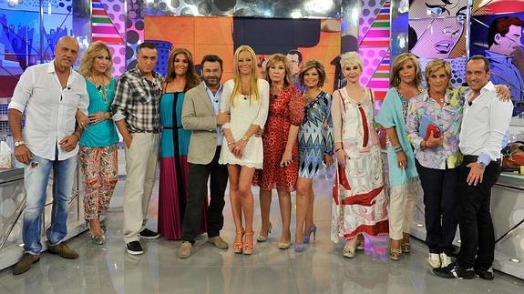 El equipo de 'Sálvame'. 