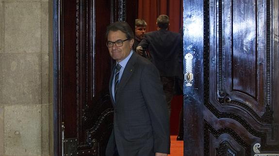 El presidente de la Generalitat en funciones, Artur Mas.