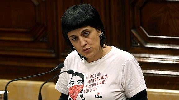 La diputada Anna Gabriel.