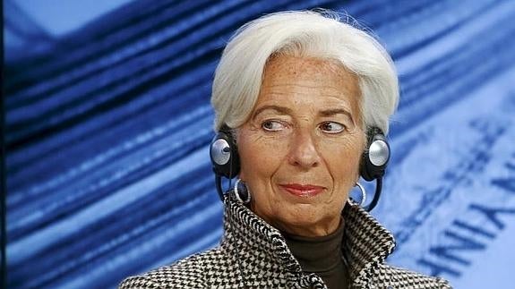 La directora gerente del FMI, Christine Lagarde. 