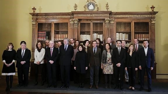 Reunión del pleno de la conmemoración.