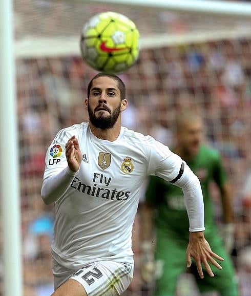 Isco, en un partido del Real Madrid. 