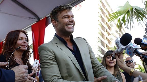 El artista puertorriqueño Ricky Martin.