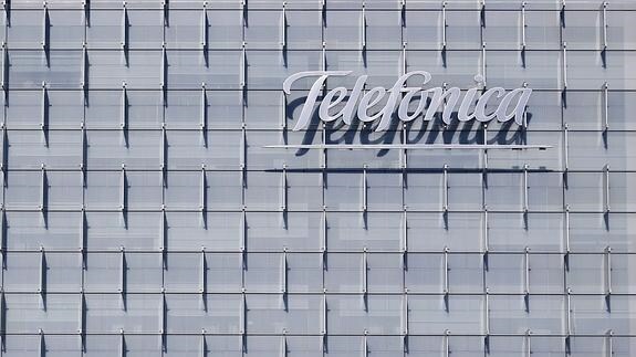 Imagen de la sede de Telefónica en Madrid. 