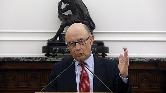 El ministro de Hacienda en funciones, Cristóbal Montoro.