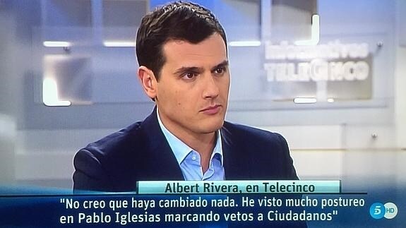 El líder de Ciudadanos, Albert Rivera.