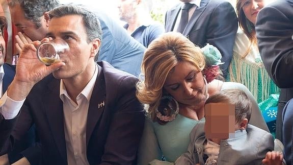 Pedro Sánchez y Susana Díaz.