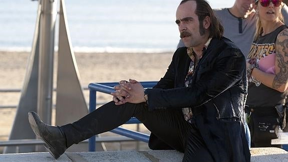 Luis Tosar, durante el rodaje de 'Toro'.