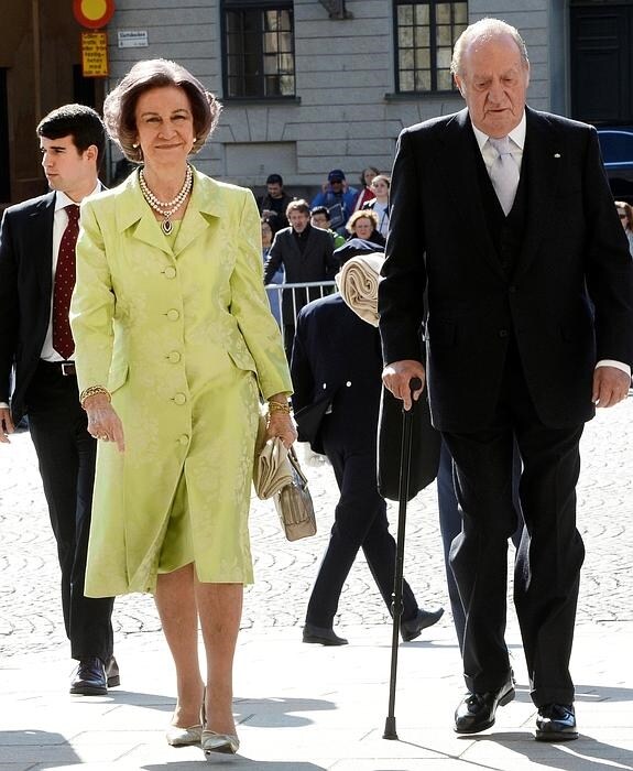 Los Reyes Juan Carlos y Sofía. 