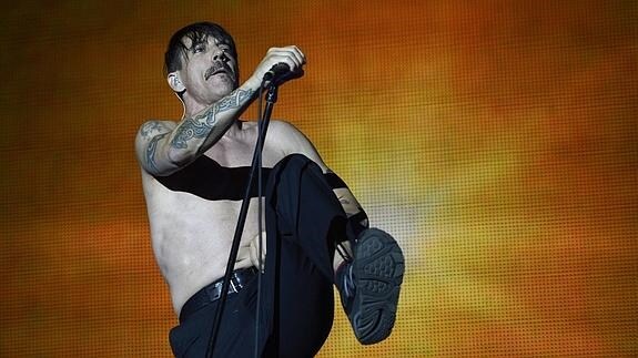 Anthony Kiedis, líder de los Red Hot Chili Peppers. 