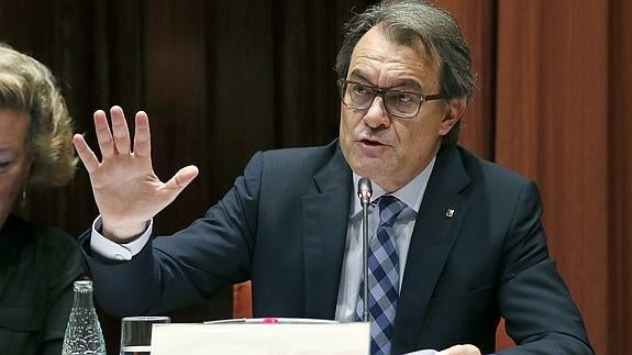 El líder de CDC y expresidente de la Generalitat, Artur Mas.