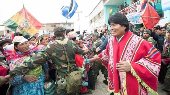 Evo Morales.