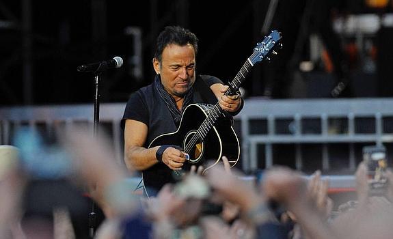 Bruce Springsteen, el martes en el concierto de Anoeta.