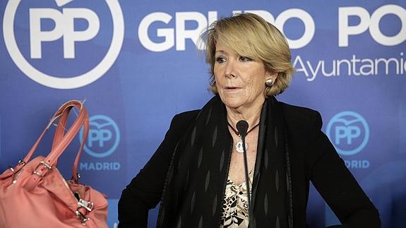 Esperanza Aguirre. 