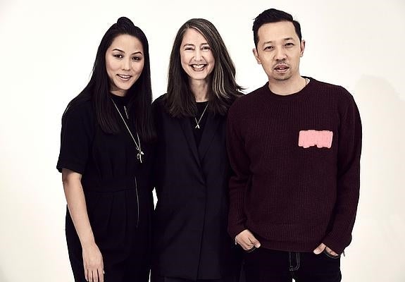 Los directores creativos de Kenzo, Carol Lim y Humberto Leon. 