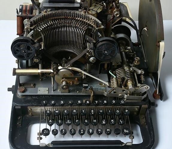 La máquina Lorenz de cifrado empleada por los nazis.