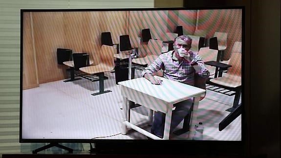 Granados ya compareció por videoconferencia desde la prisión.