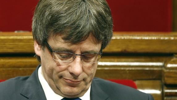 El presidente catalán, Carles Puigdemont.