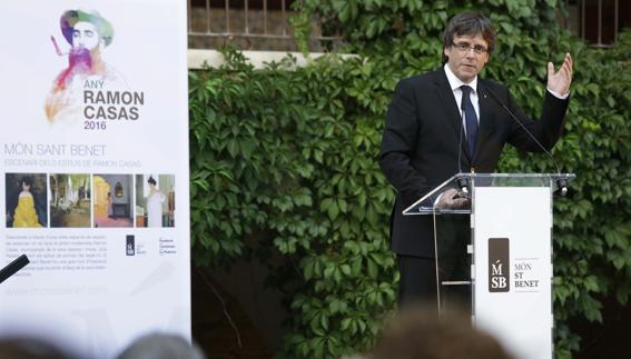 El presidente de la Generalitat, Carles Puigdemont.