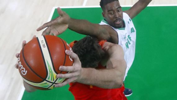 Pau Gasol, durante elpartido. 