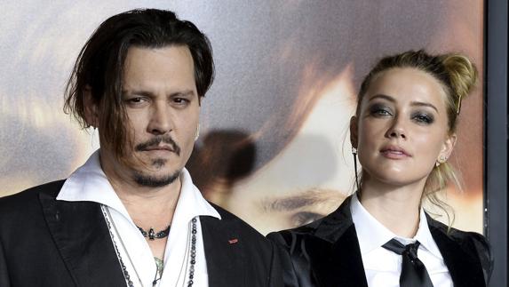 Johnny Depp y Amber Heard. 