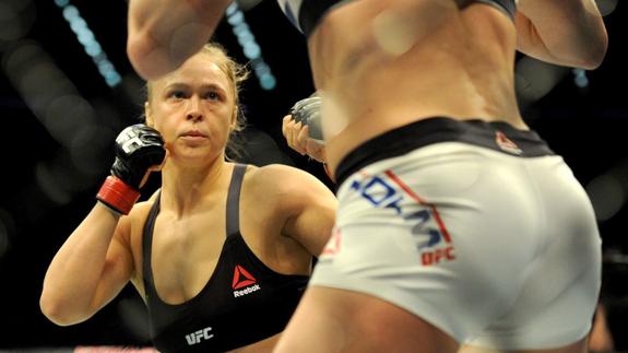 Ronda Rousey, durante una pelea. 