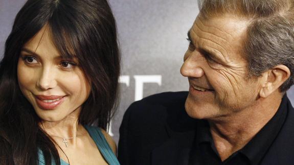 Mel Gibson y Oksana Grigorieva.