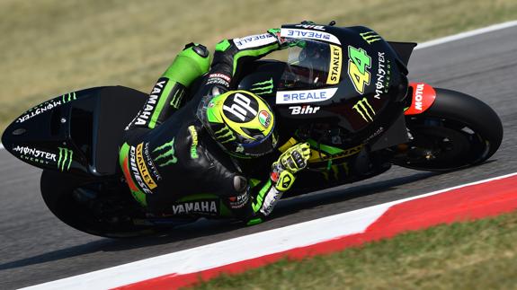 Pol Espargaró, durante los entrenamientos libres del GP de San Marino. 