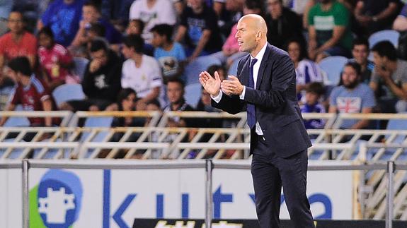 Zinedine Zidane, durante un partido. 