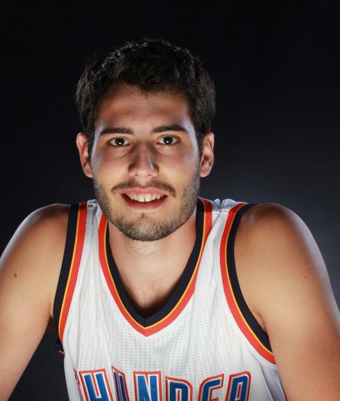 Abrines, con su nueva camiseta. 