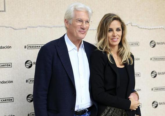 Richard Gere y Alejandra Silva. 