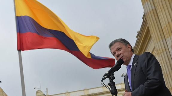 Juan Manuel Santos, presidente de Colombia.