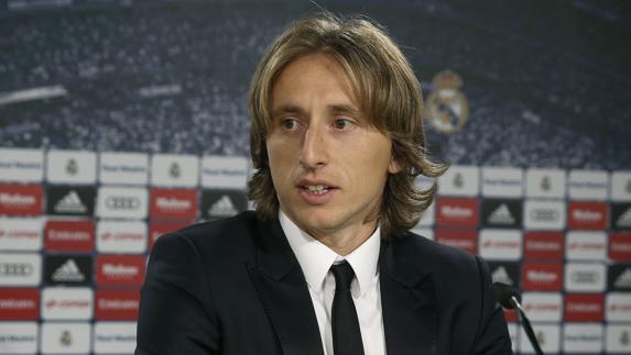 Luka Modric ha renovado con el Real Madrid hasta 2020. 