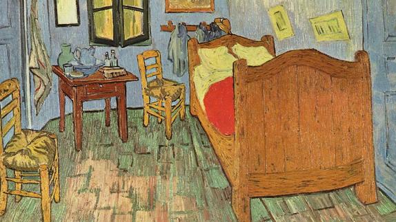'El dormitorio en Arlés', de Van Gogh.