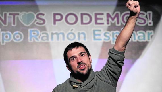 El diputado de Podemos Ramón Espinar.