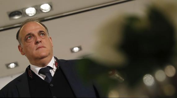 Javier Tebas, presidente de la Liga. 