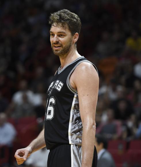 Pau Gasol, en un partido. 